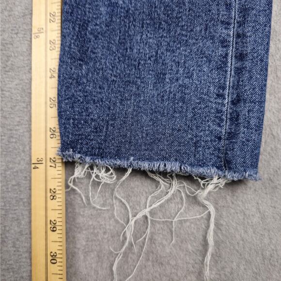 Levi's Jeans Womens Size 26x27 Wedgie Straight Button Fly Raw Hem - Picture 16 of 16